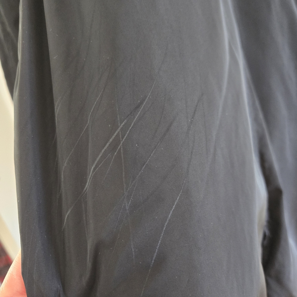 Mossimo Women's Black Parka Coat with Faux Fur Trim Size Small - Picture 8 of 8